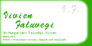 vivien faluvegi business card